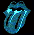 The lost 8-track tongue logo